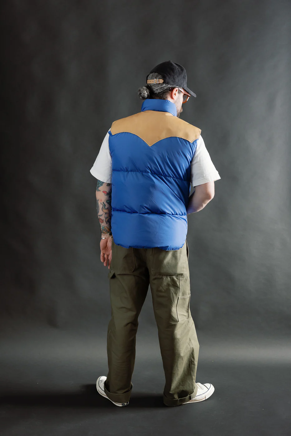 Lot 2234 - Rocky Mountain x Warehouse Nylon Down Vest - Blue - Image 8