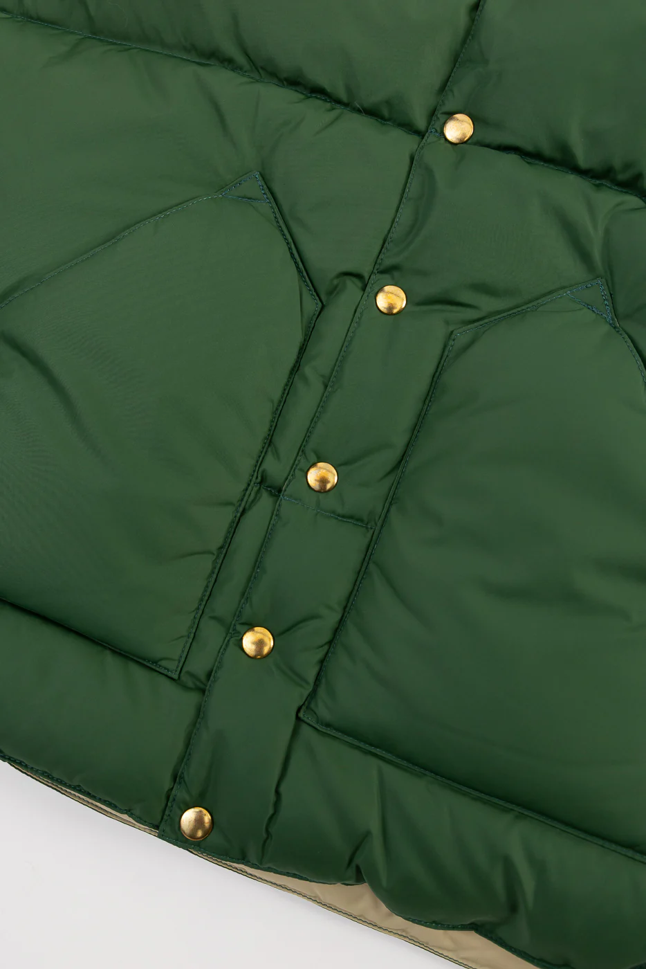 Lot 2234 - Rocky Mountain x Warehouse Nylon Down Vest - Bottle Green - Image 3
