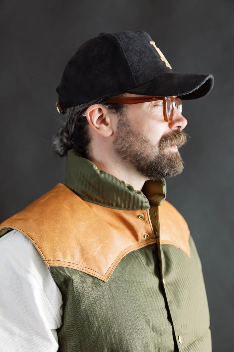 Lot 2236 - Rocky Mountain x Warehouse HBT Down Vest - OD Green - Image 22