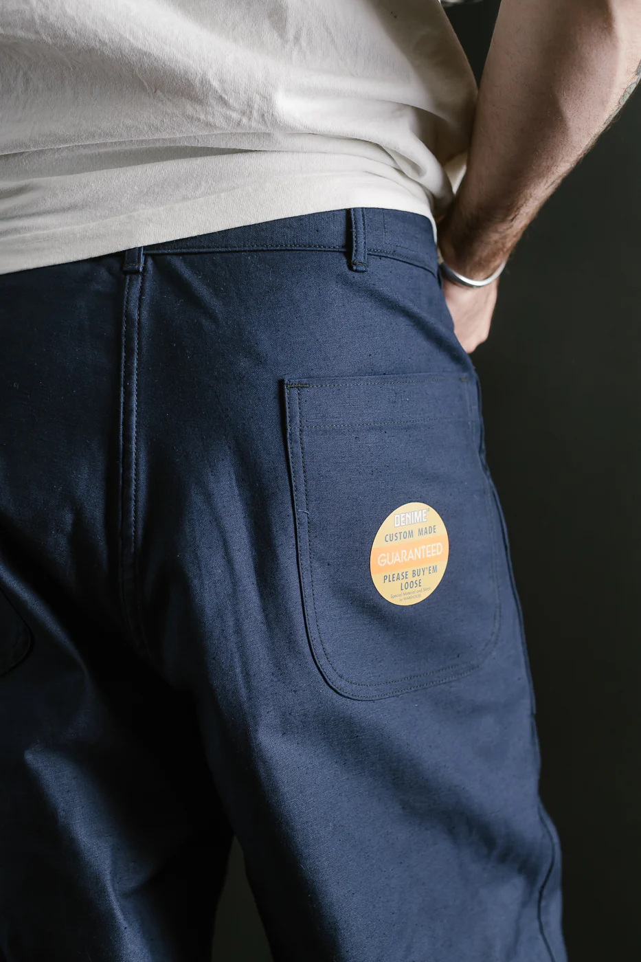 Lot 225 - Back Satin Baker Pants - Navy - Image 18