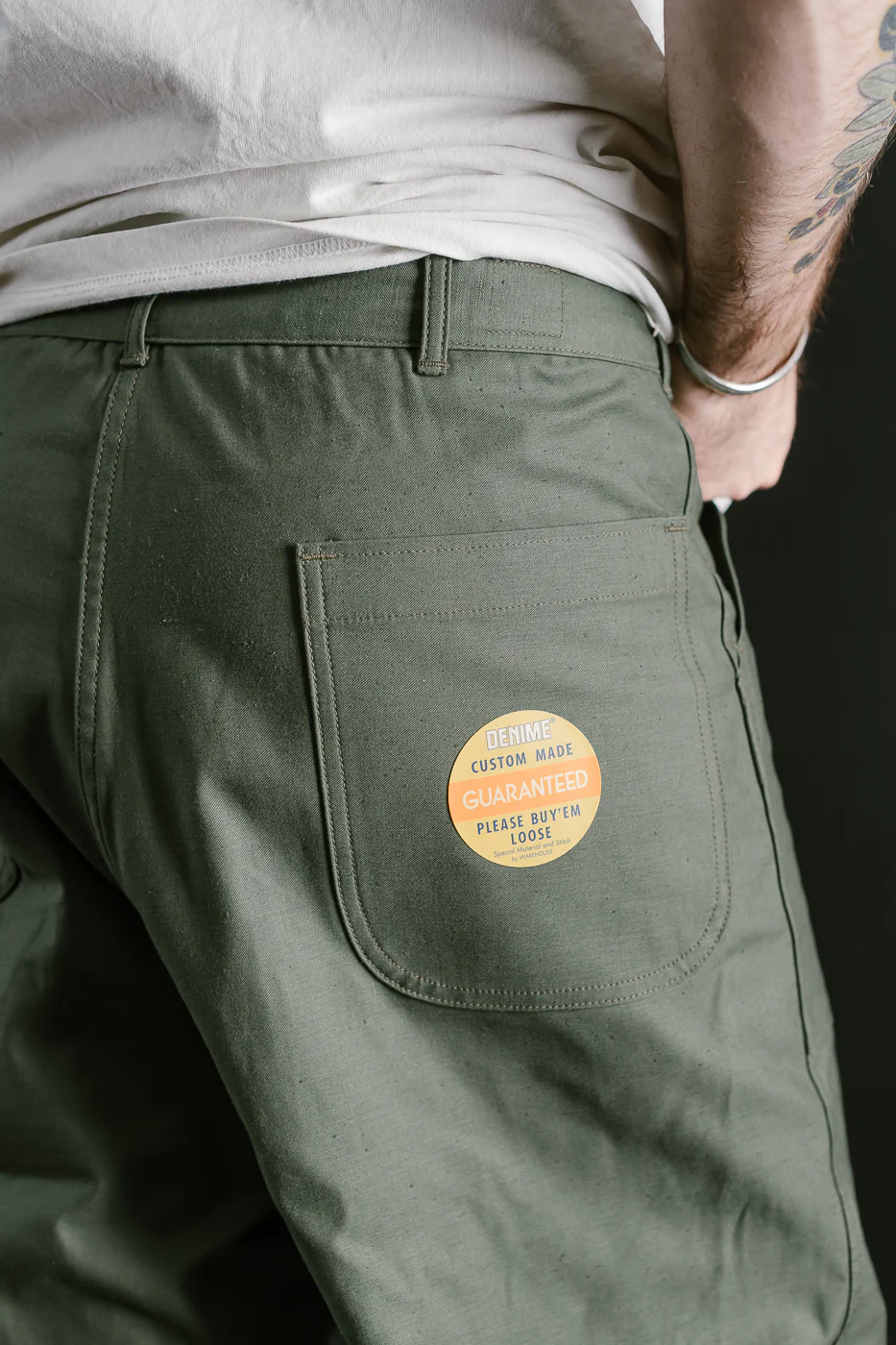 Lot 225 - Back Satin Baker Pants - OD Green - Image 18