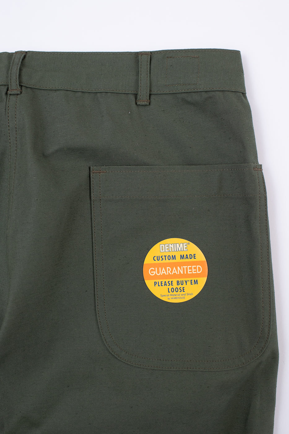 Lot 225 - Back Satin Baker Pants - OD Green - Image 6