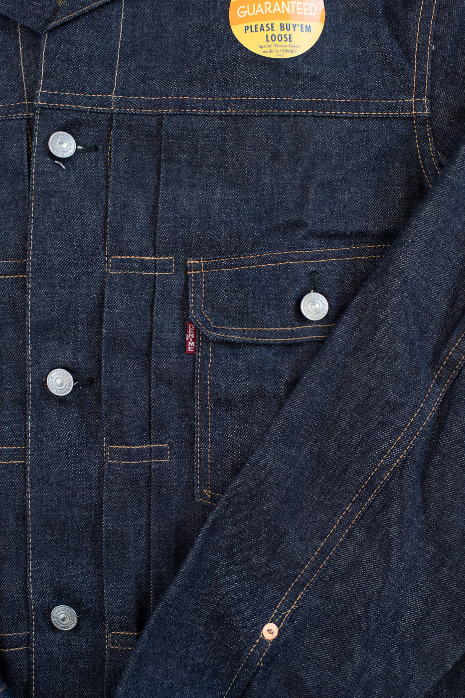 Lot 232XX-54 - DENIME '1954' Mother Cotton Model Jacket - Indigo - Image 4