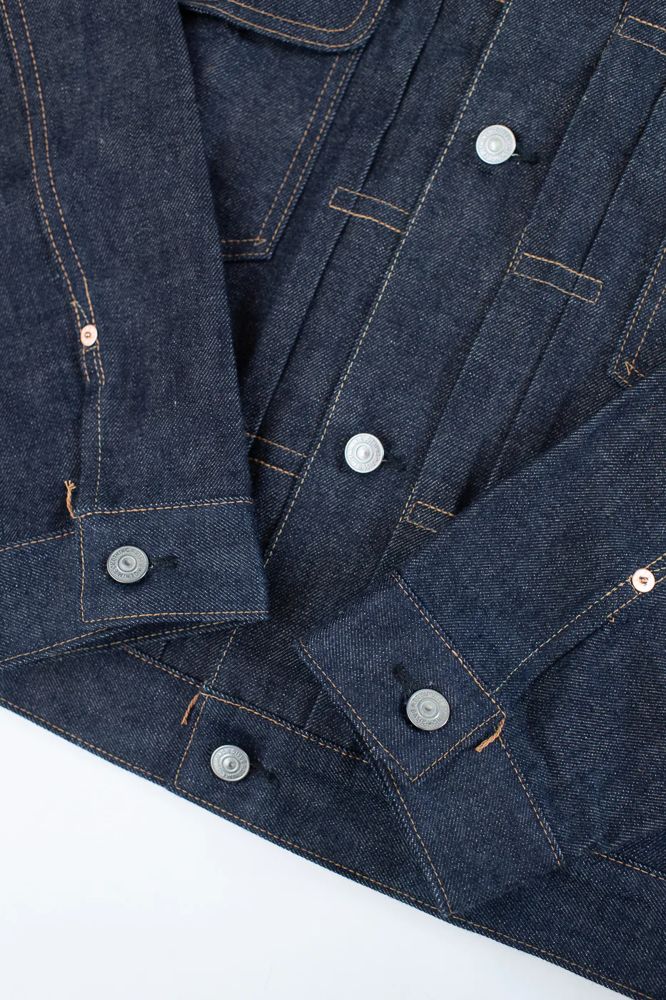 Lot 232XX-54 - DENIME '1954' Mother Cotton Model Jacket - Indigo - Image 5