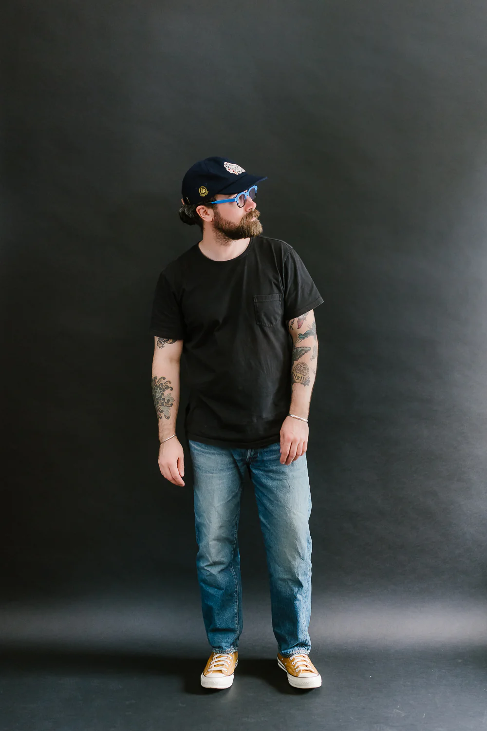 Lot 2nd-Hand - 12oz 1101 Used Wash Selvedge - Light Indigo - Image 8