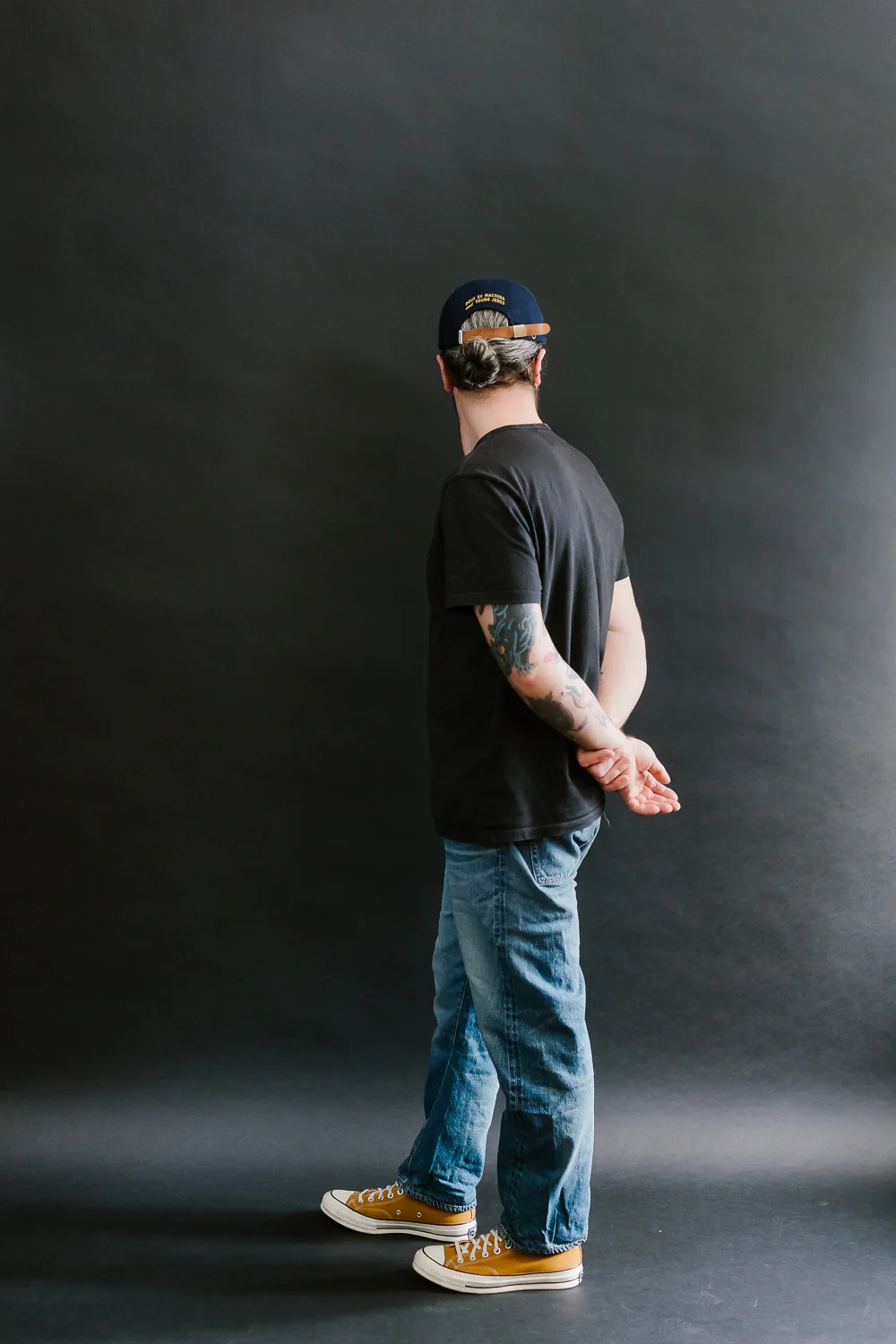 Lot 2nd-Hand - 12oz 1101 Used Wash Selvedge - Light Indigo - Image 9