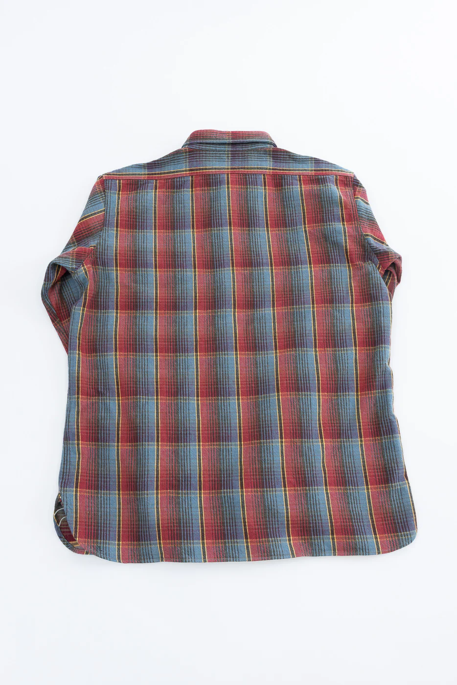 Lot 3022 - Flannel Shirt w/ Chinstrap G Pattern - Red, Navy - Image 5