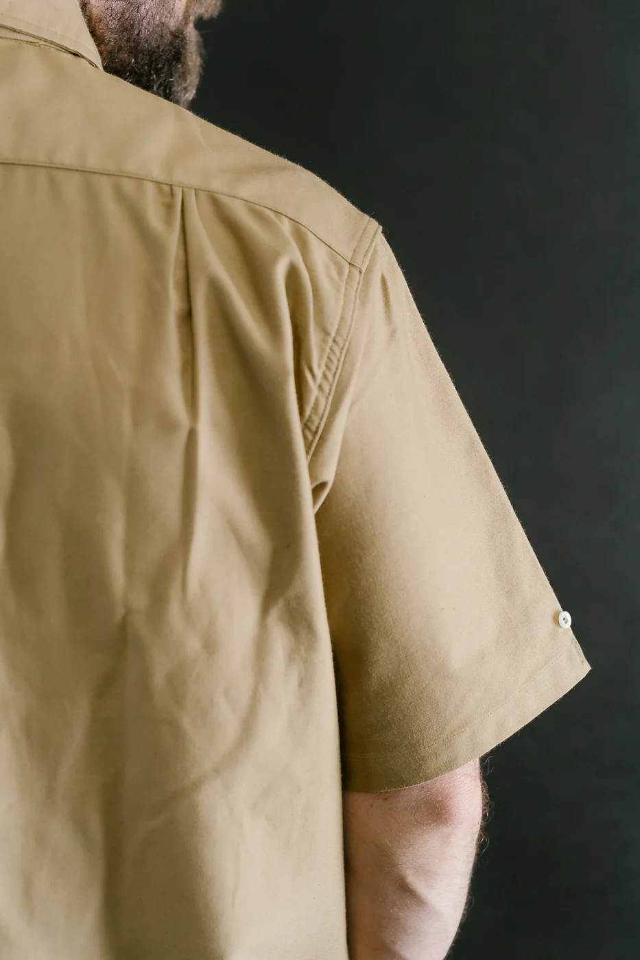 Lot 3091 - S/S Open Collar Shirt - Camel - Image 18