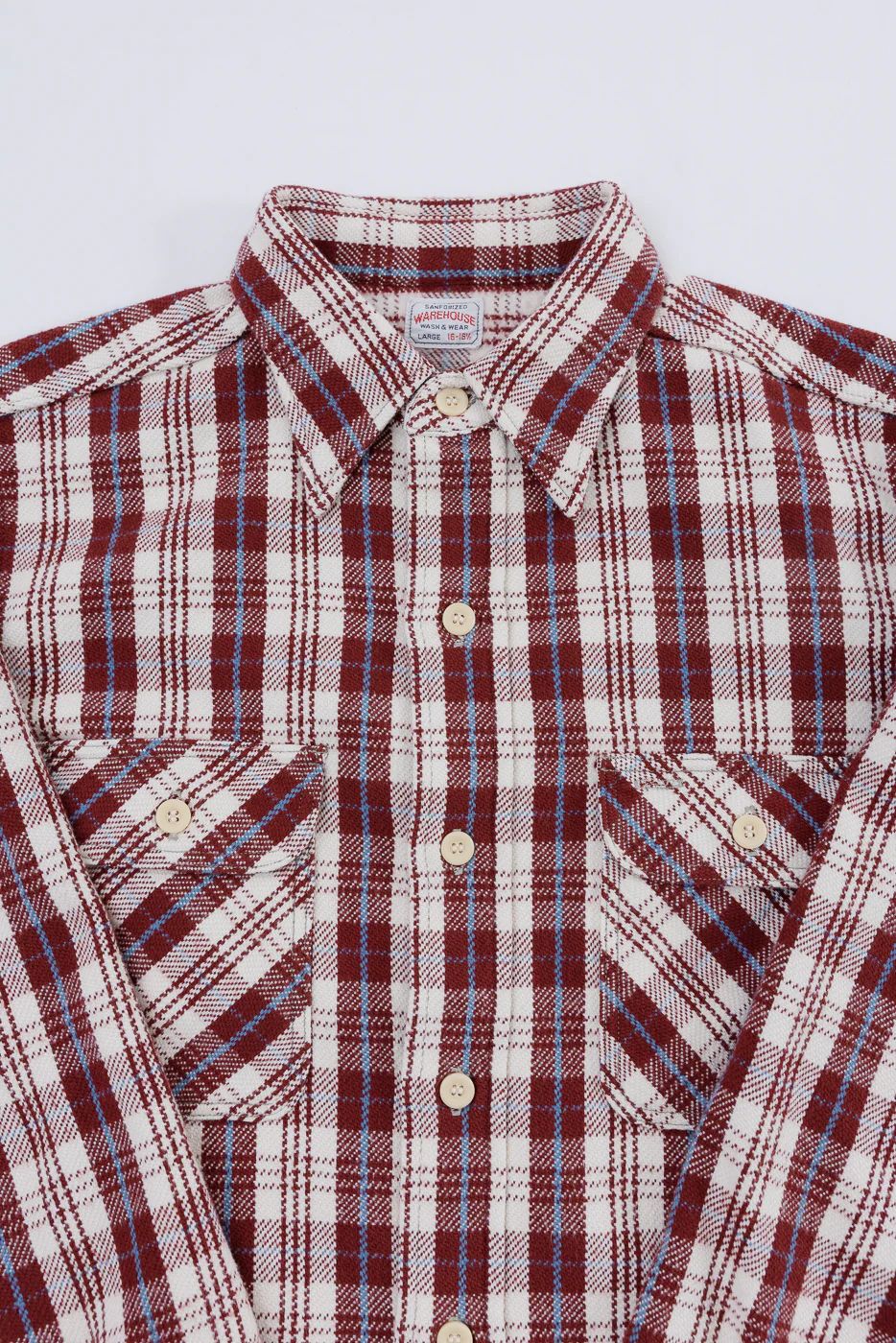 Lot 3104 - Flannel Shirt E Pattern - Maroon O/W - Image 2