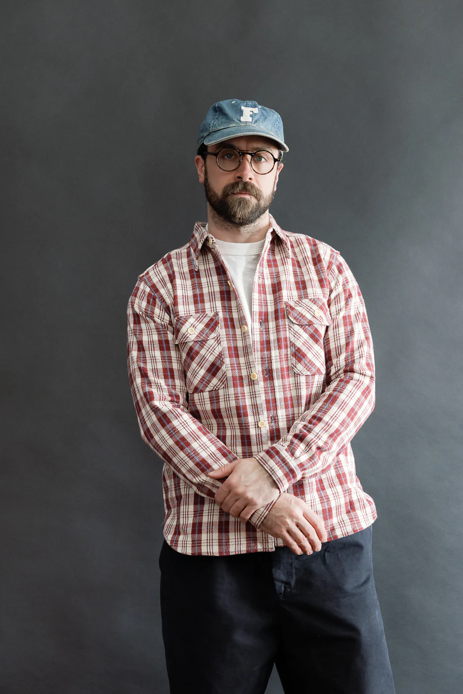 Lot 3104 - Flannel Shirt E Pattern - Maroon O/W - Image 9