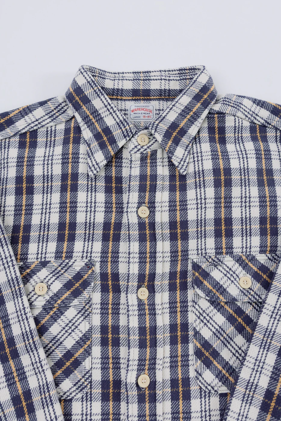 Lot 3104 - Flannel Shirt E Pattern - Navy O/W - Image 2