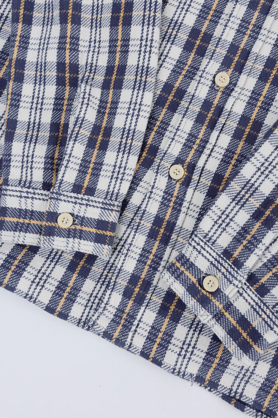 Lot 3104 - Flannel Shirt E Pattern - Navy O/W - Image 4