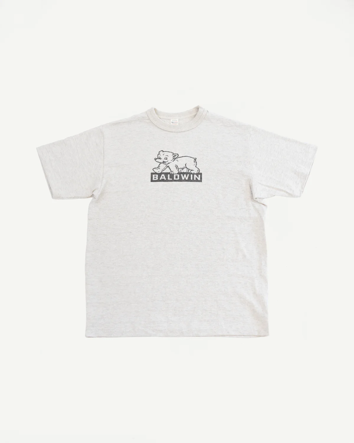 Lot 4601 - Baldwin Print T-Shirt - Oatmeal, Black