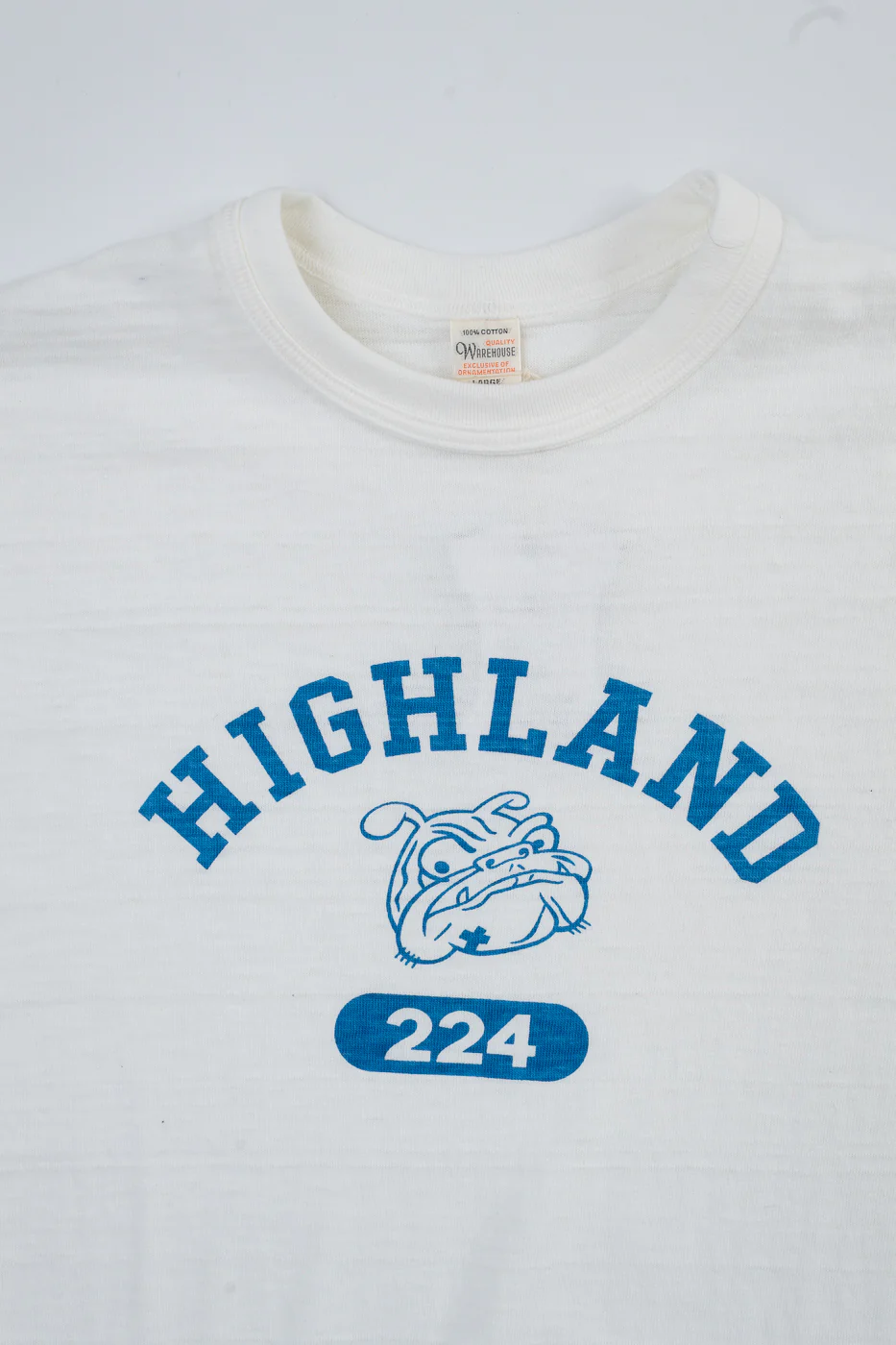 Lot 4601 - Highland Print T-Shirt - Off White, Blue - Image 2