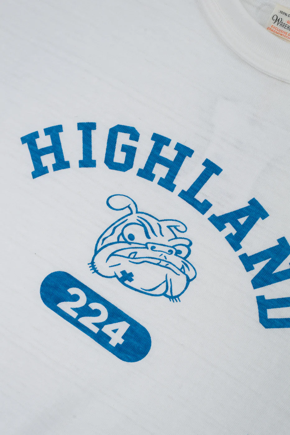 Lot 4601 - Highland Print T-Shirt - Off White, Blue - Image 3