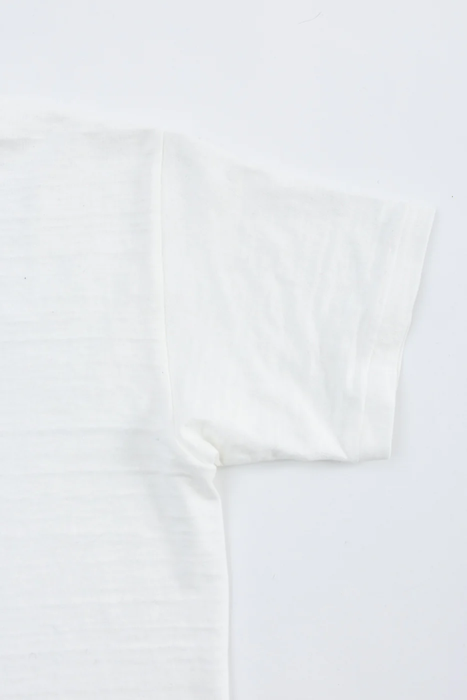 Lot 4601 - Slubby Cotton T-Shirt - Off White - Image 3