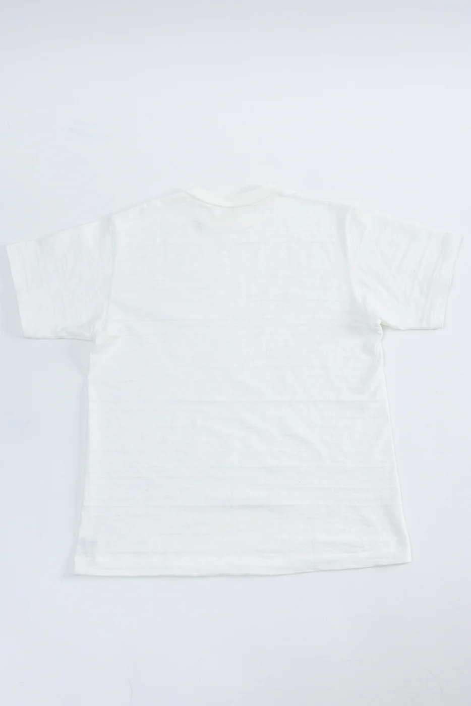 Lot 4601 - Slubby Cotton T-Shirt - Off White - Image 4