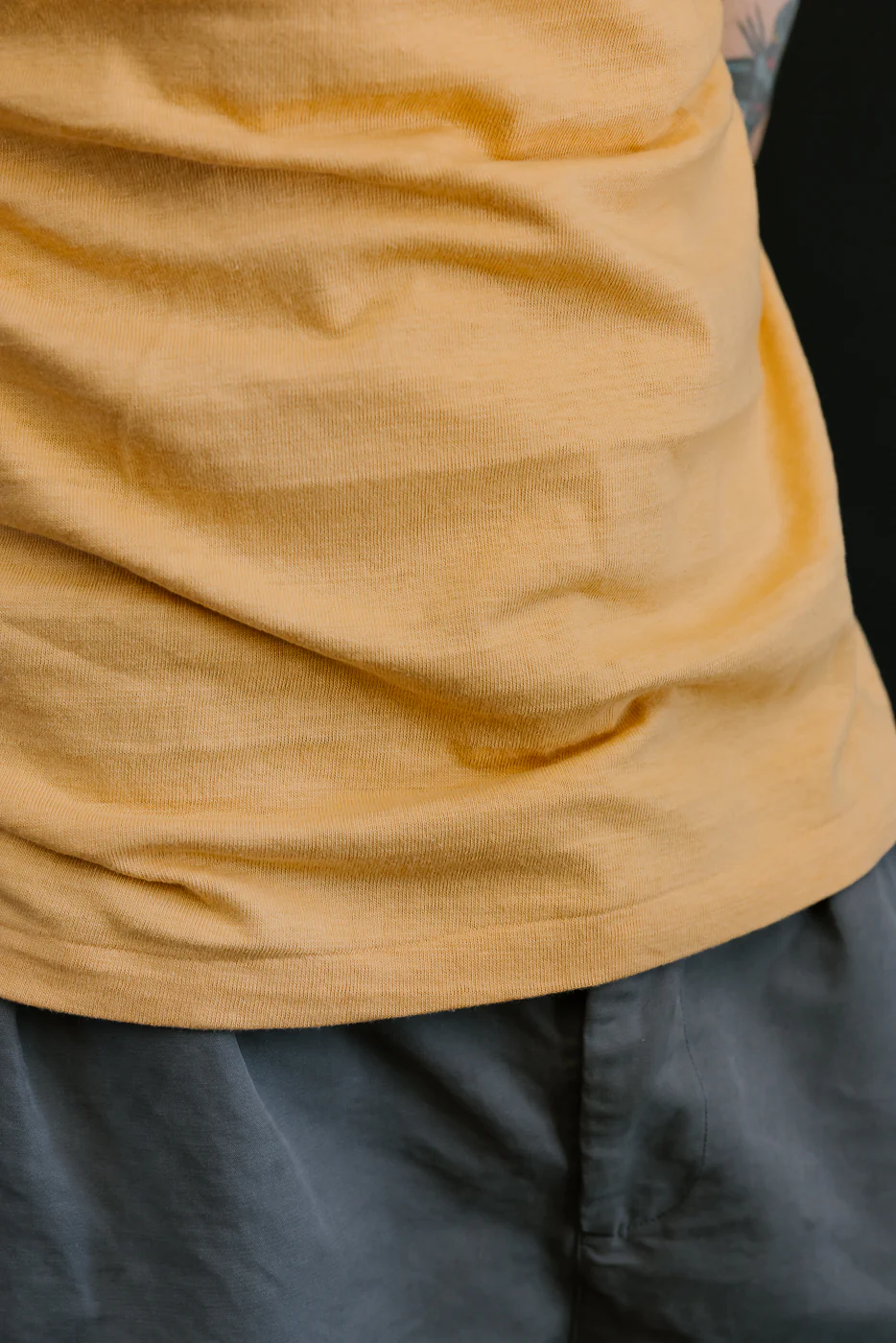 Lot 4601 - Slubby Cotton T-Shirt - Orange - Image 17