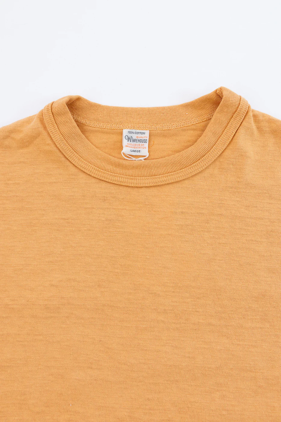 Lot 4601 - Slubby Cotton T-Shirt - Orange - Image 2