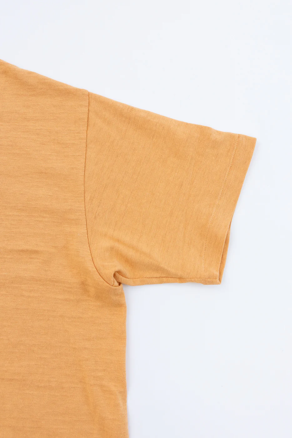 Lot 4601 - Slubby Cotton T-Shirt - Orange - Image 3