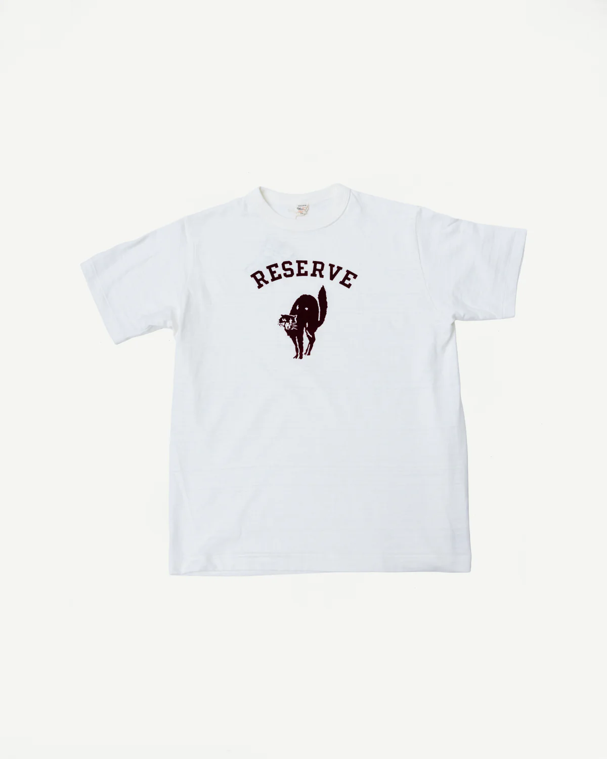Lot 4601 - Slubby Cotton T-Shirt "Reserve" - Off White
