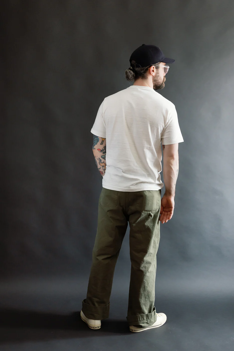 Lot 4601 - Slubby Cotton T-Shirt "Reserve" - Off White - Image 7