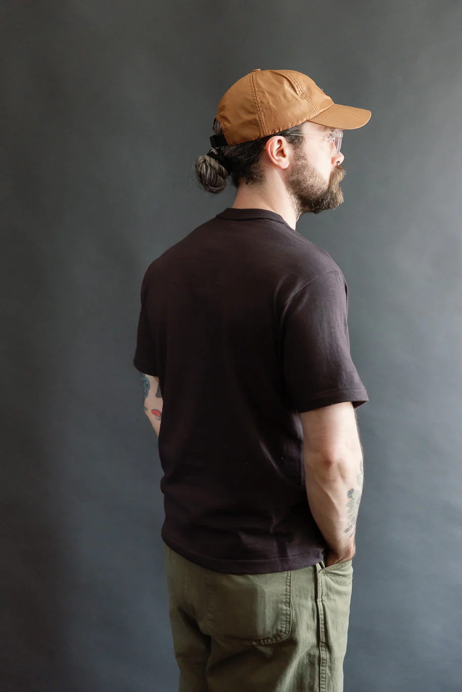 Lot 4601 - Slubby Cotton T-Shirt "Speed Parts" - Sumi - Image 10