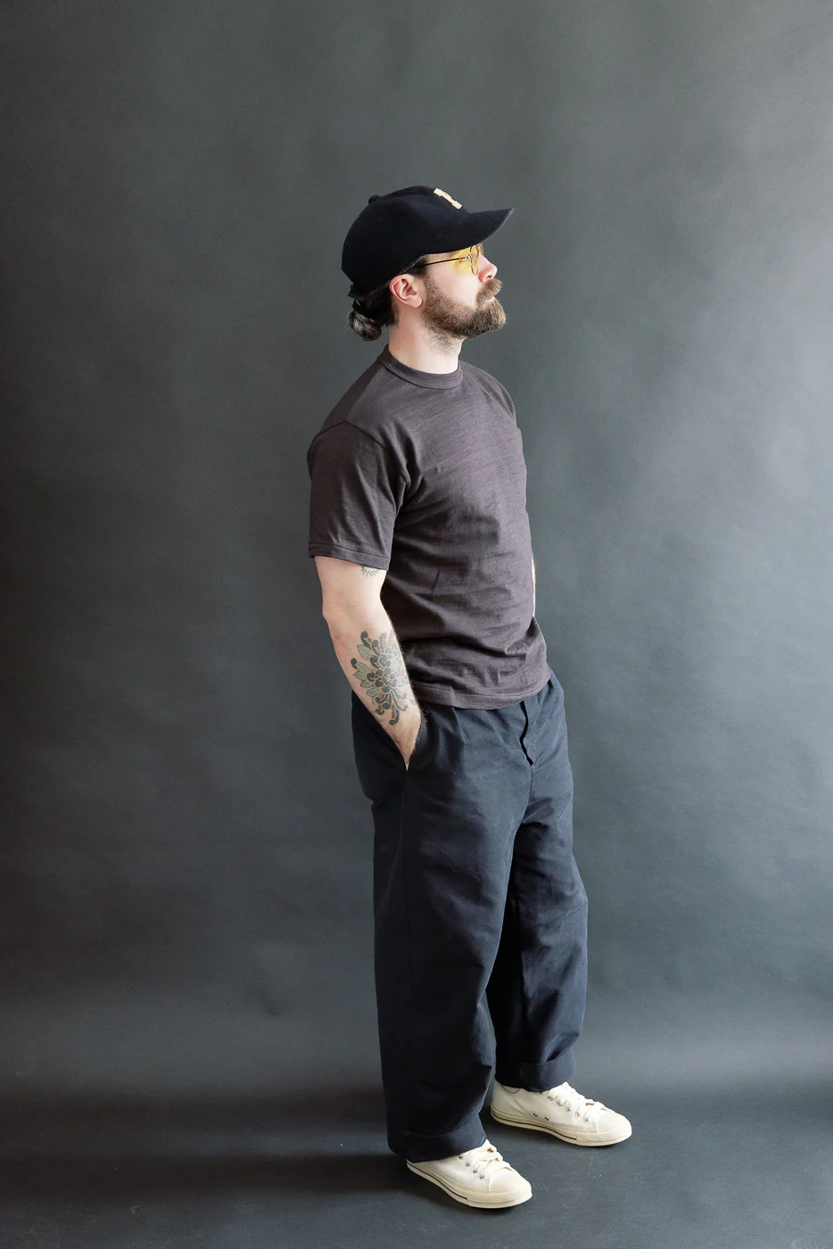 Lot 4601 - Slubby Cotton T-Shirt - Sumikuro - Image 6