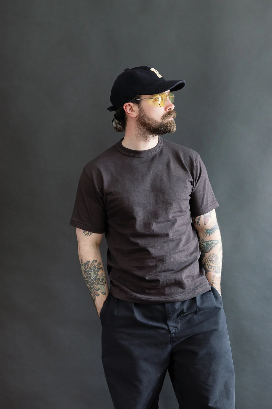 Lot 4601 - Slubby Cotton T-Shirt - Sumikuro - Image 8