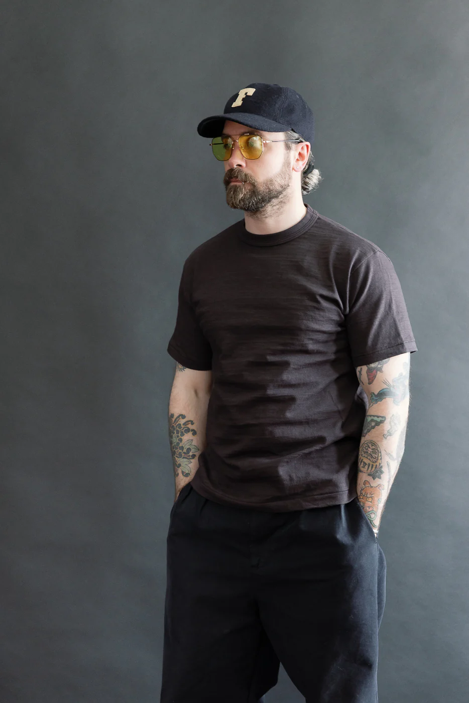 Lot 4601 - Slubby Cotton T-Shirt - Sumikuro - Image 9