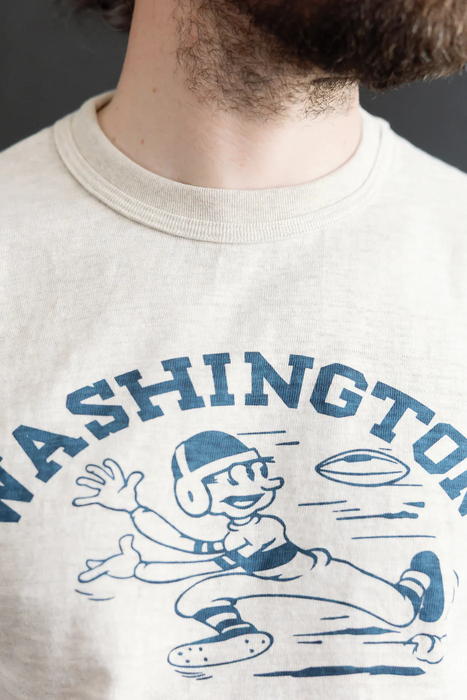 Lot 4601 - Slubby Cotton T-Shirt "Washington" - Oatmeal - Image 17
