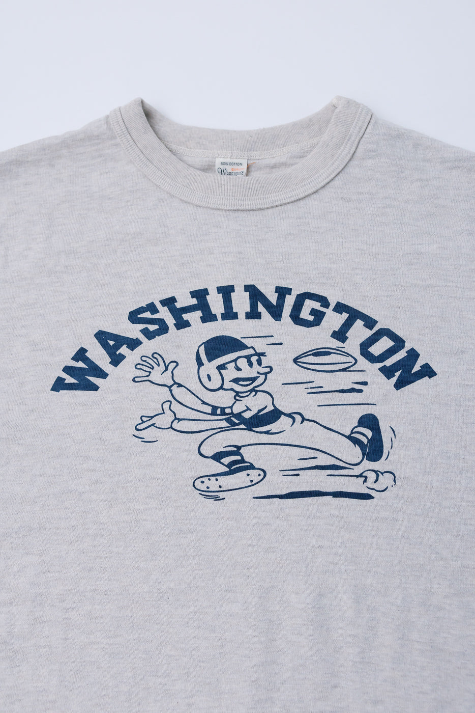 Lot 4601 - Slubby Cotton T-Shirt "Washington" - Oatmeal - Image 2