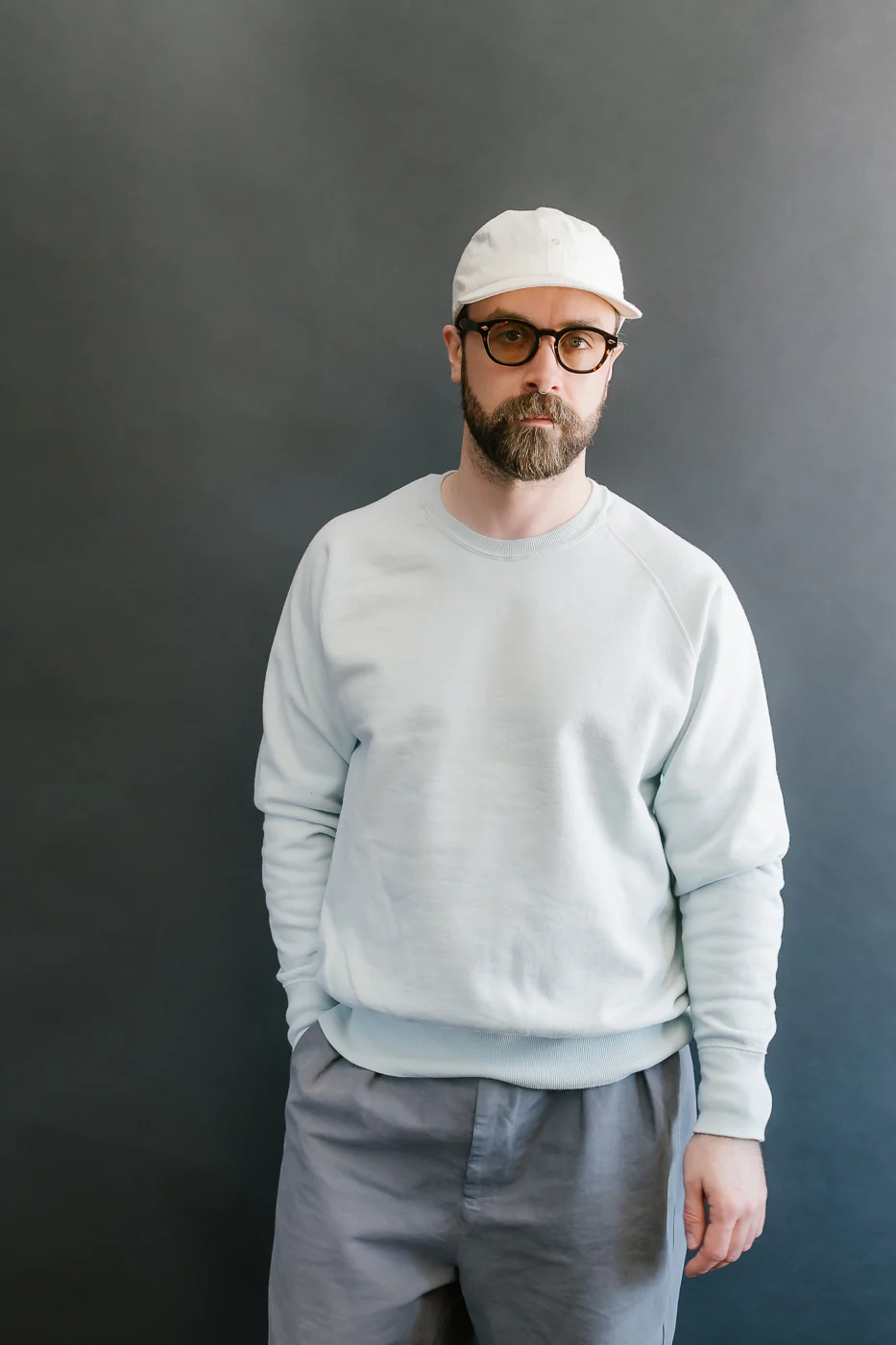 Lot 461-0 - "Second-Hand" Series Crewneck Sweatshirt - Saxe - Image 14