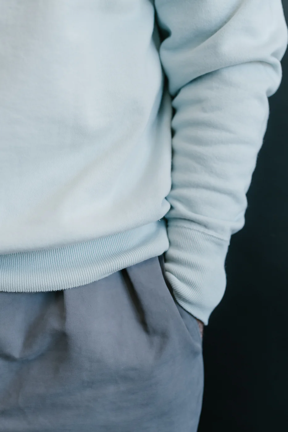Lot 461-0 - "Second-Hand" Series Crewneck Sweatshirt - Saxe - Image 19