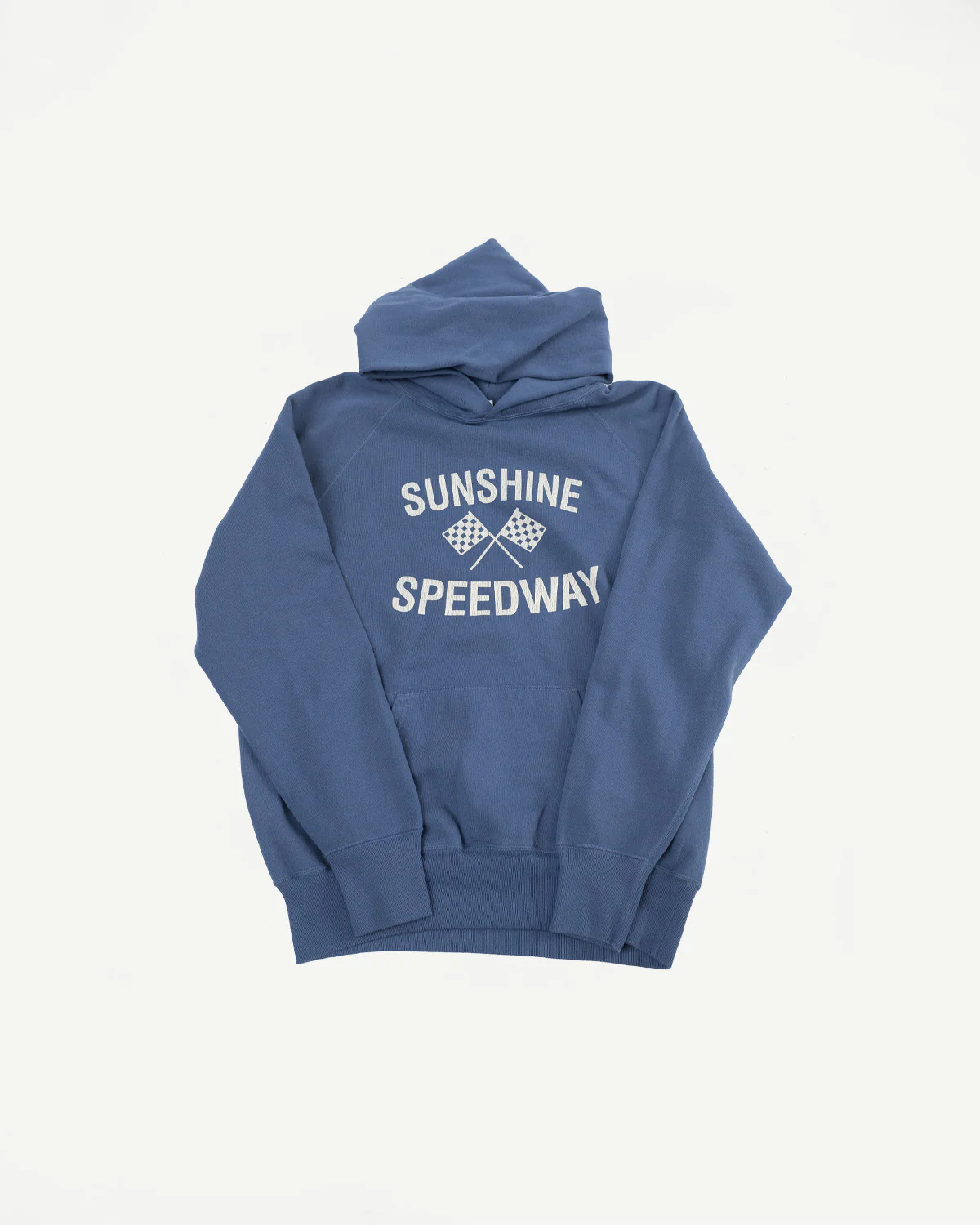 Lot 462-3 - "Sunshine Speedway" Print Sweat Parka - Blue