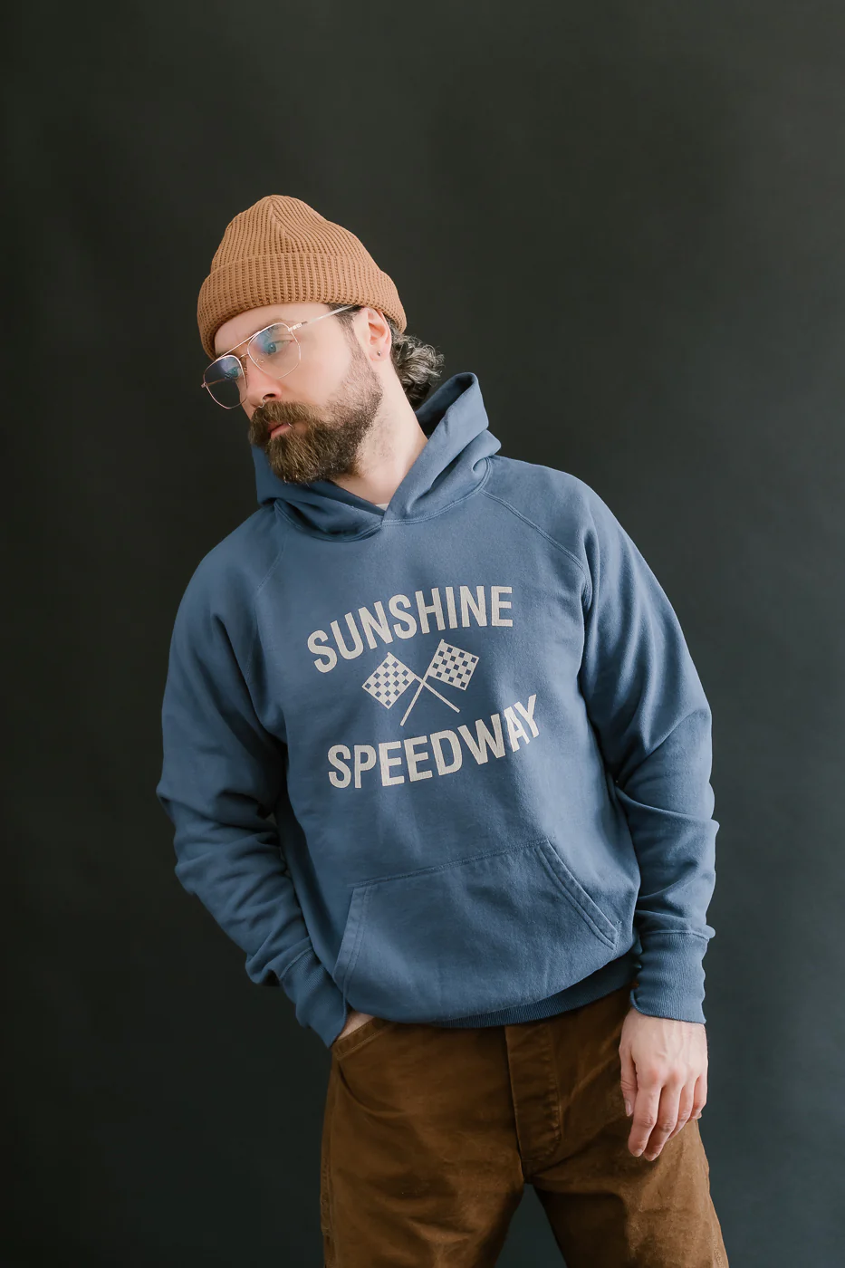 Lot 462-3 - "Sunshine Speedway" Print Sweat Parka - Blue - Image 15