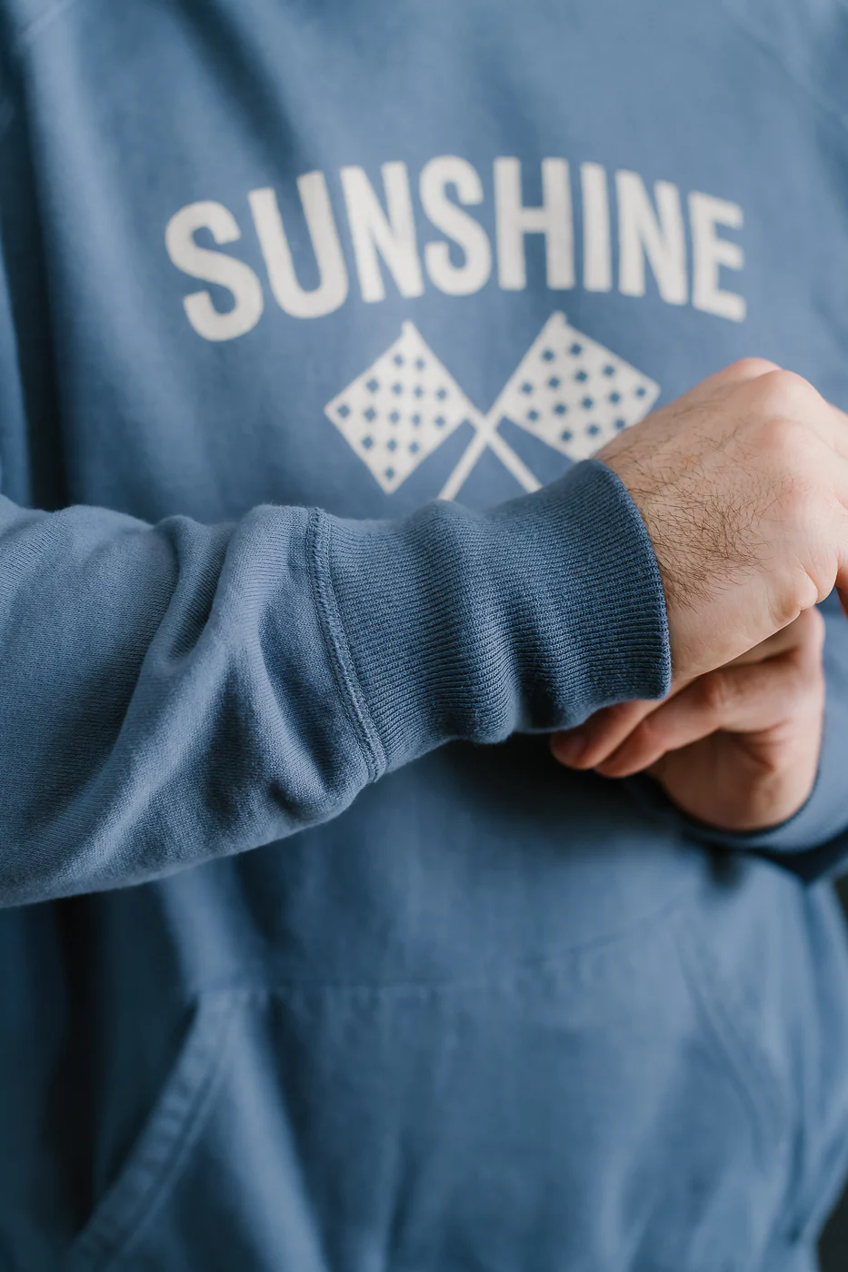 Lot 462-3 - "Sunshine Speedway" Print Sweat Parka - Blue - Image 20