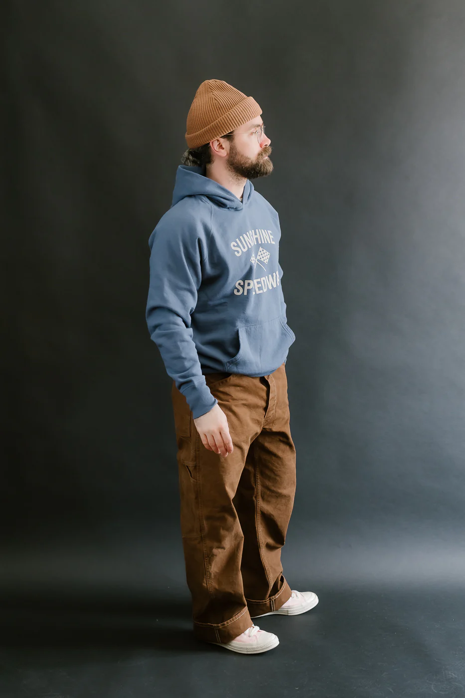 Lot 462-3 - "Sunshine Speedway" Print Sweat Parka - Blue - Image 6