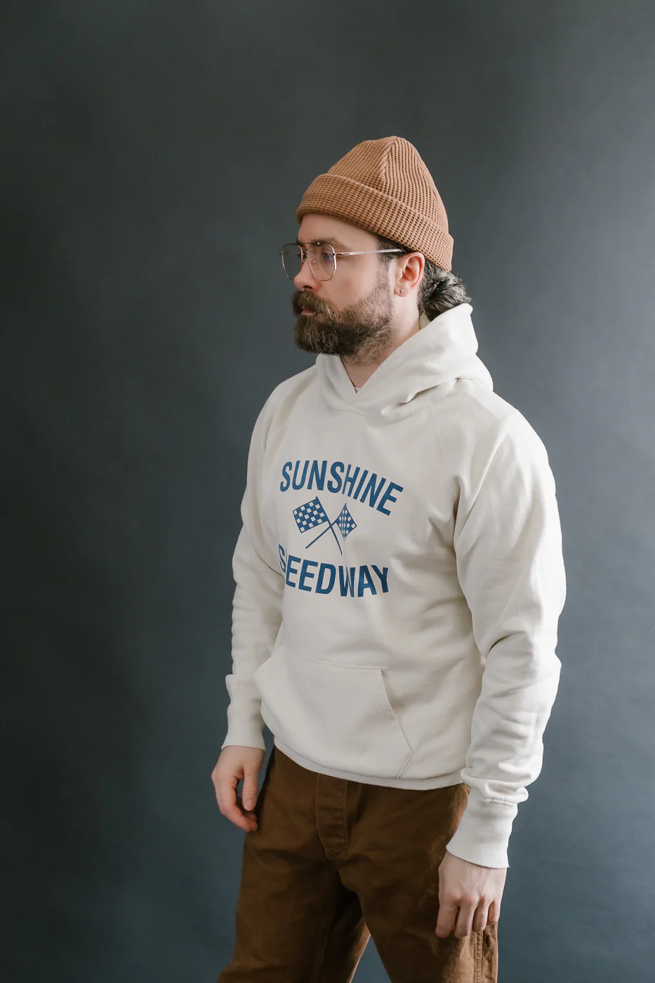 Lot 462-3 - "Sunshine Speedway" Print Sweat Parka - Cream - Image 10