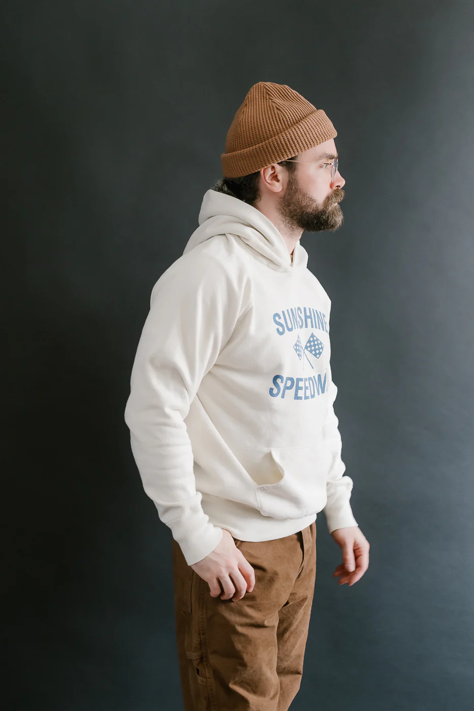 Lot 462-3 - "Sunshine Speedway" Print Sweat Parka - Cream - Image 13