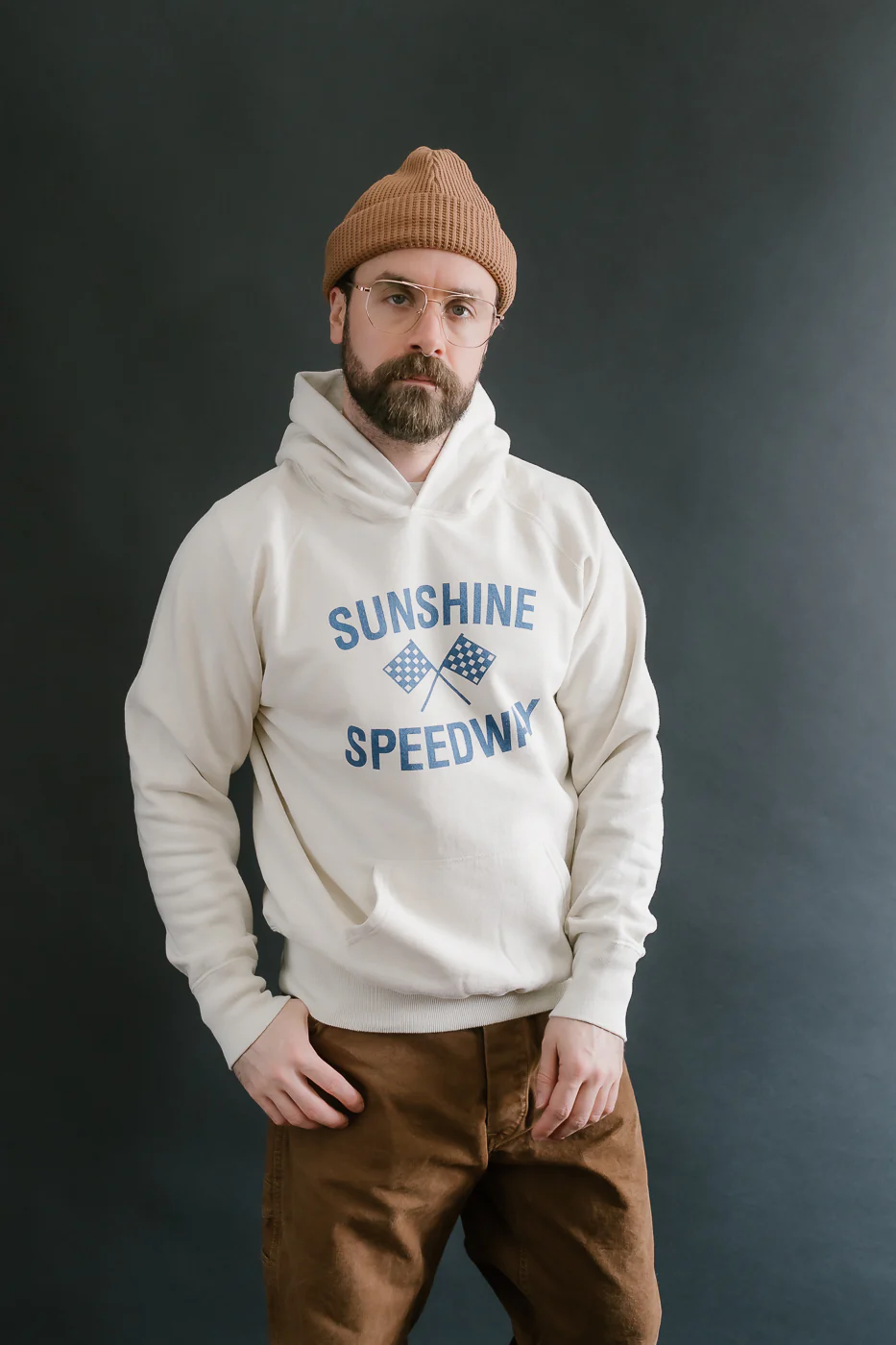 Lot 462-3 - "Sunshine Speedway" Print Sweat Parka - Cream - Image 14