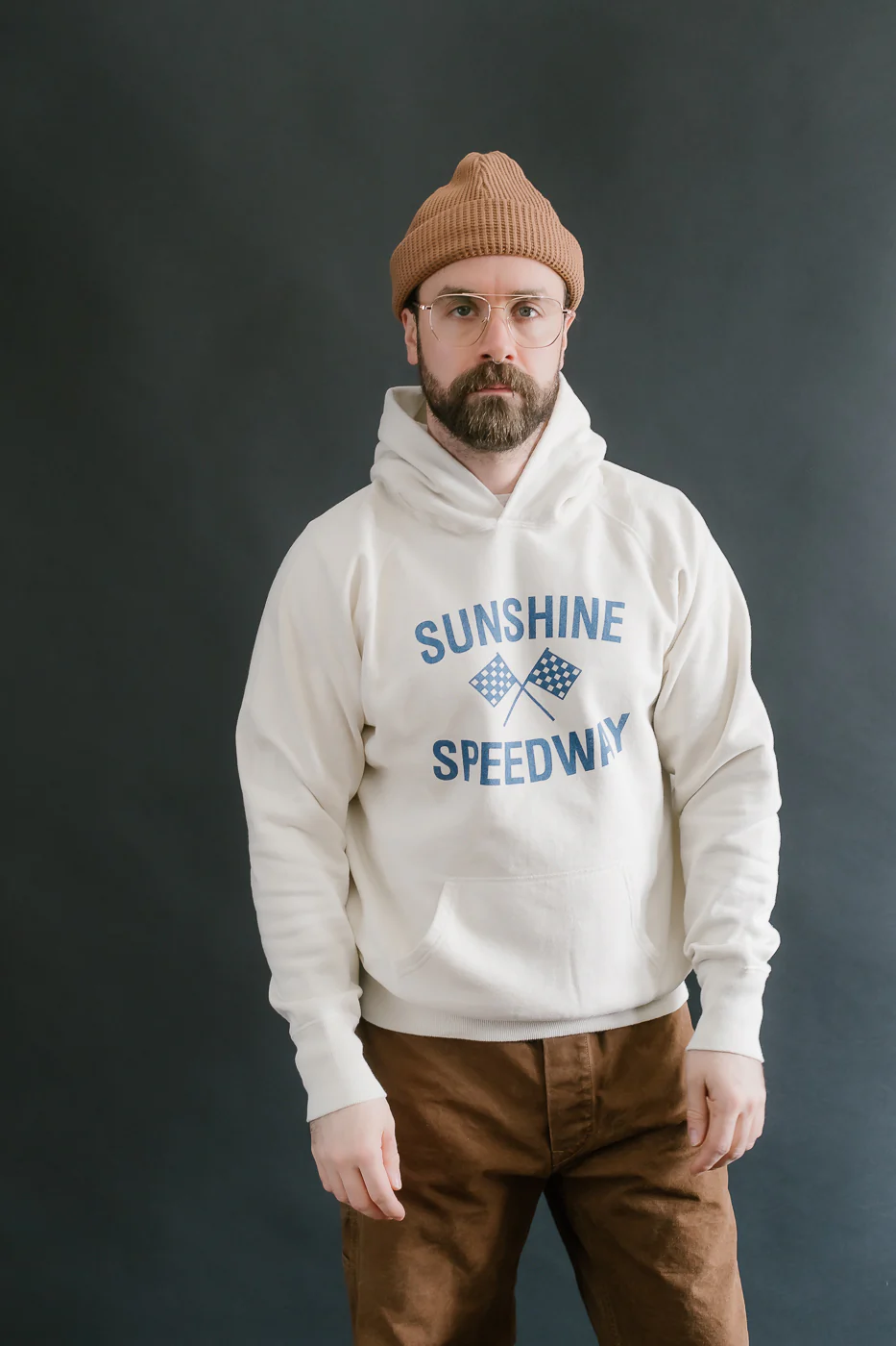 Lot 462-3 - "Sunshine Speedway" Print Sweat Parka - Cream - Image 9