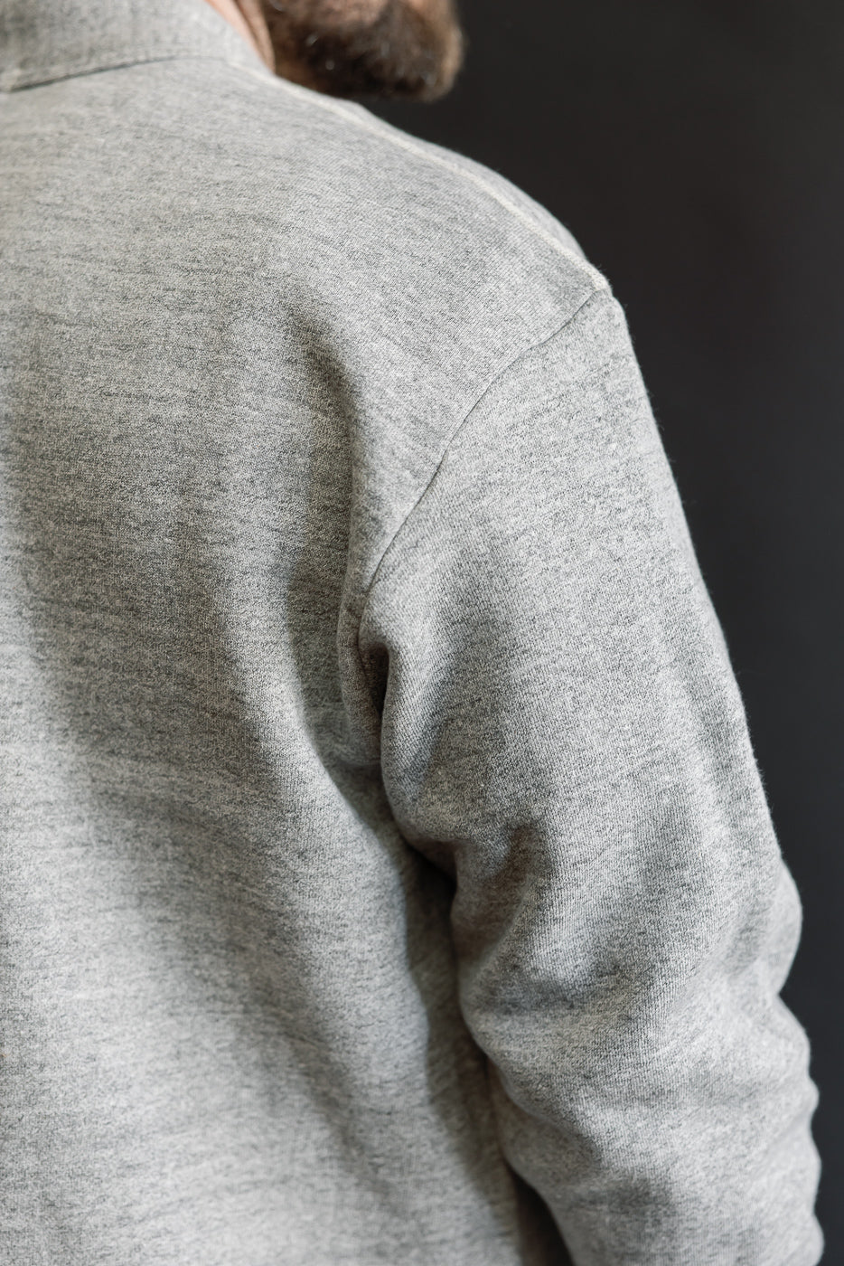 Lot 498 - 4 Needle Sweat Cardigan - Heather Grey - Image 20