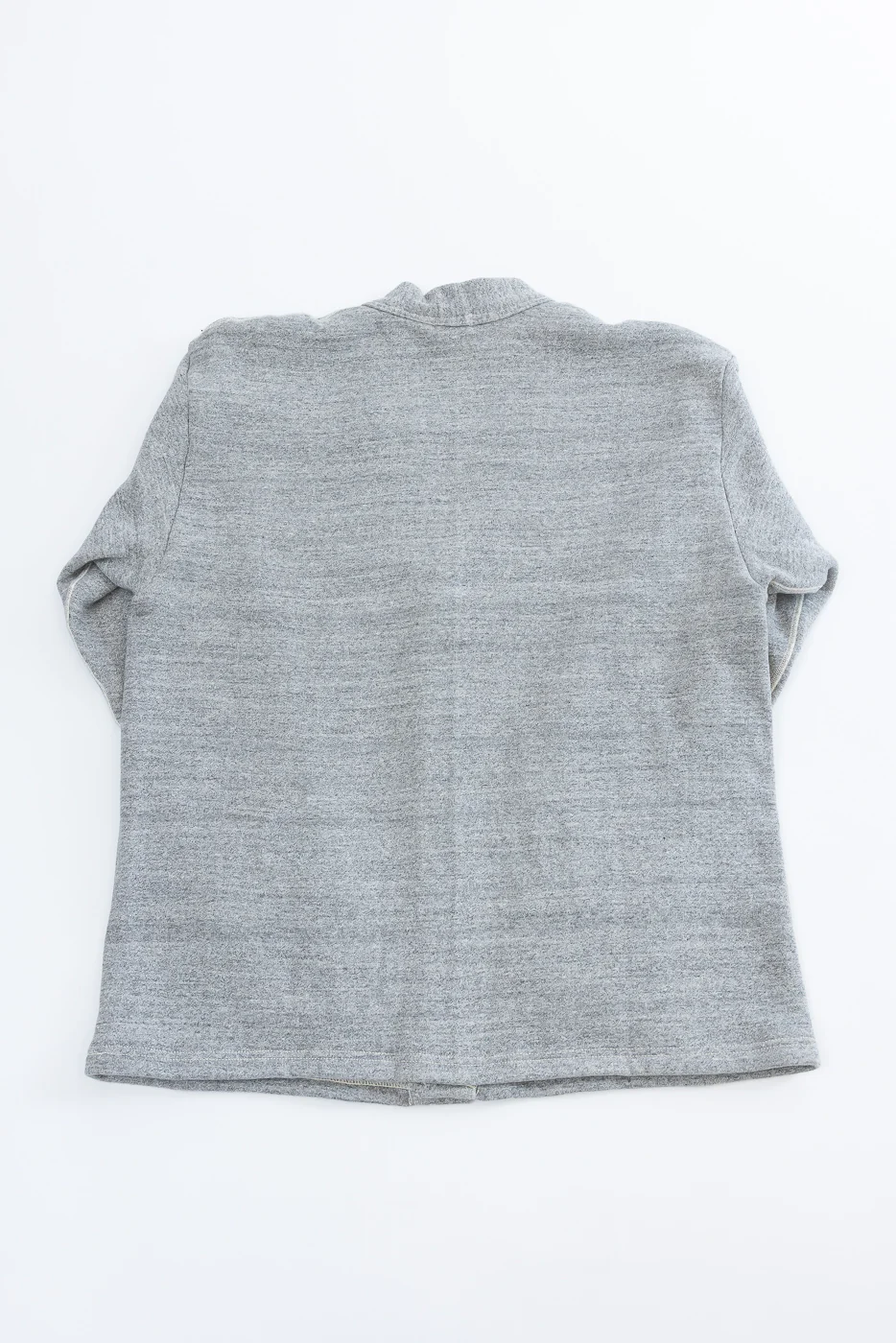 Lot 498 - 4 Needle Sweat Cardigan - Heather Grey - Image 4