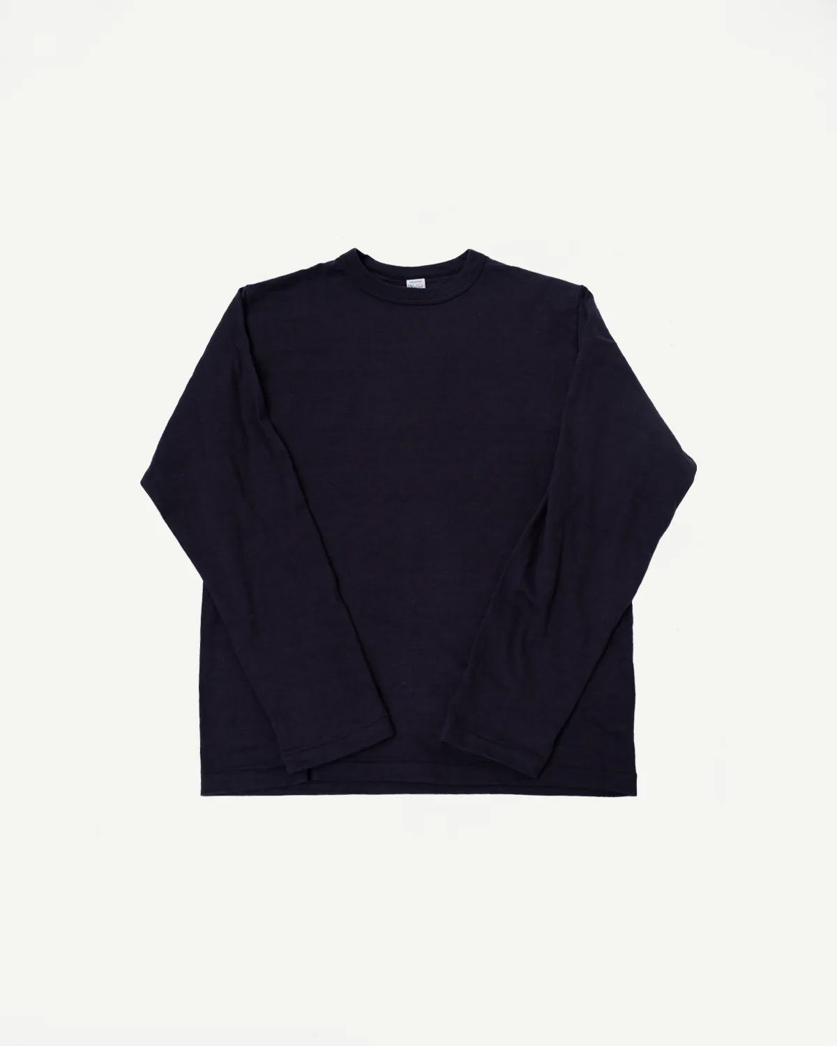 Lot 5906 - Slubby Cotton T-Shirt Long Sleeve - Sumi