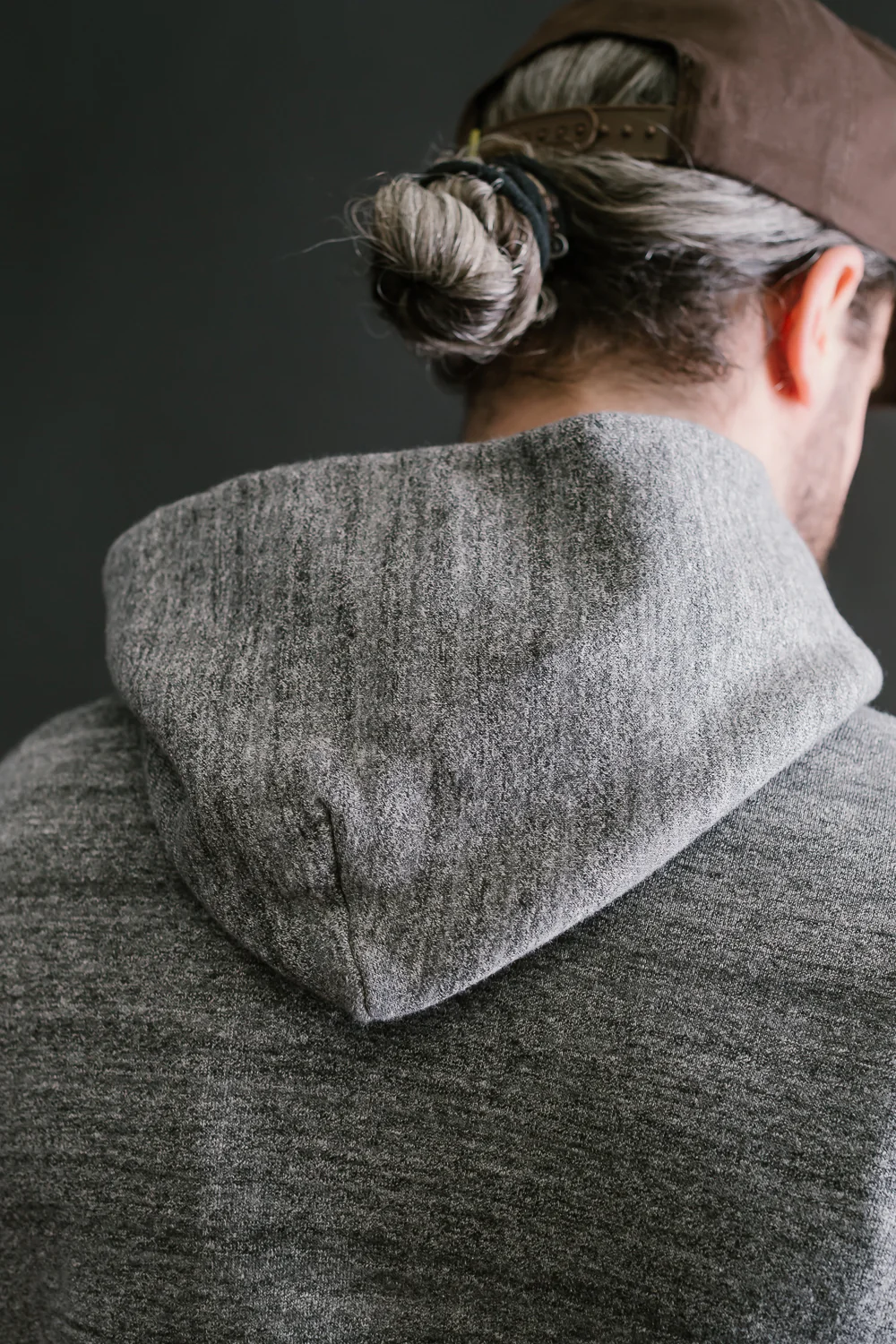 Lot 86002 - Loop Wheel Sweat Hoodie - Heather Charcoal - Image 19