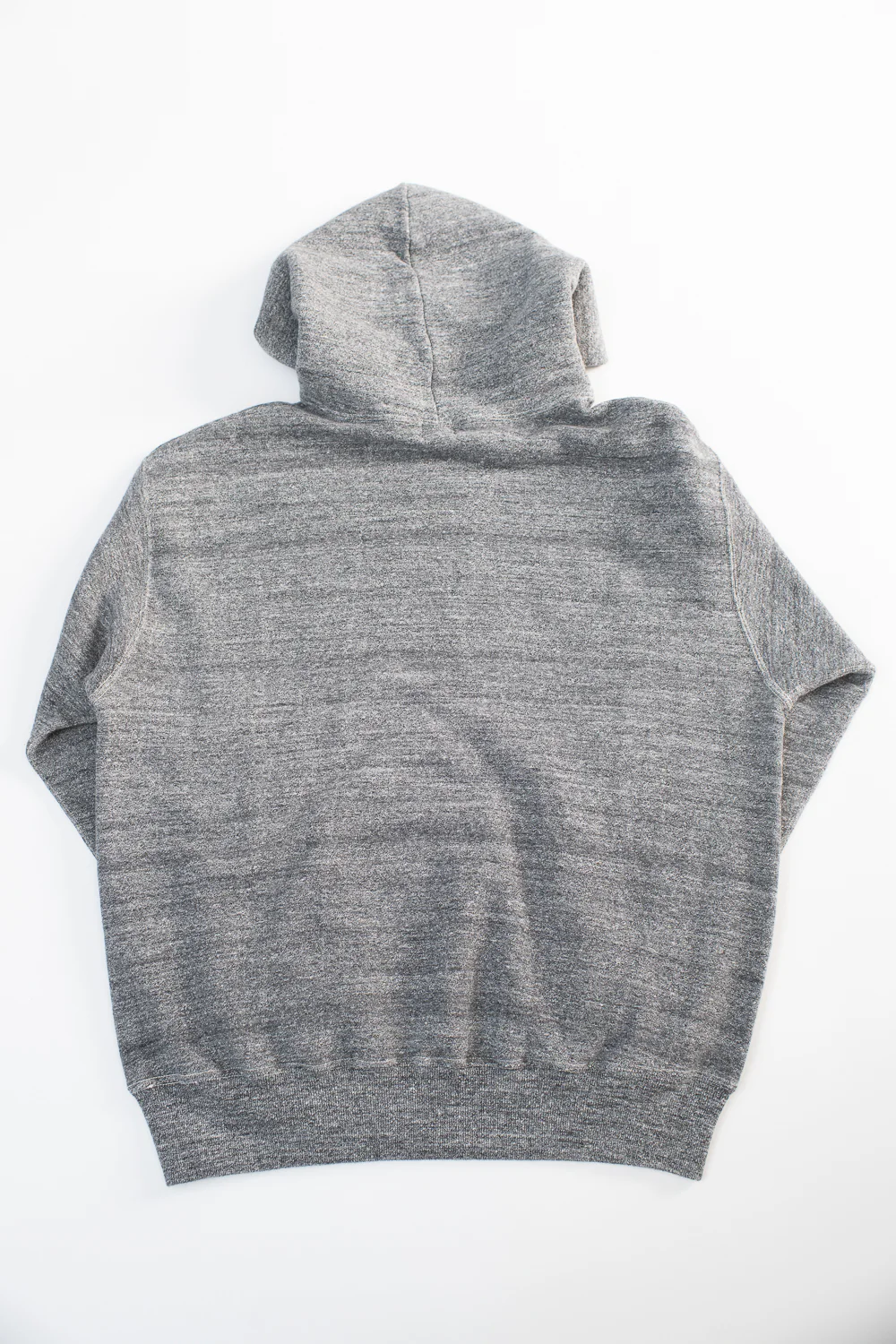 Lot 86002 - Loop Wheel Sweat Hoodie - Heather Charcoal - Image 4