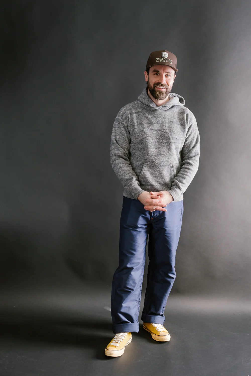 Lot 86002 - Loop Wheel Sweat Hoodie - Heather Charcoal - Image 5
