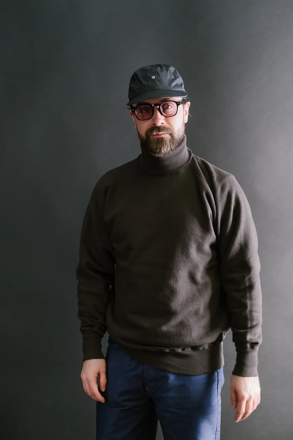 Lot 86013 - Loop Wheel Turtleneck Sweat Shirt - Sumikuro - Image 13