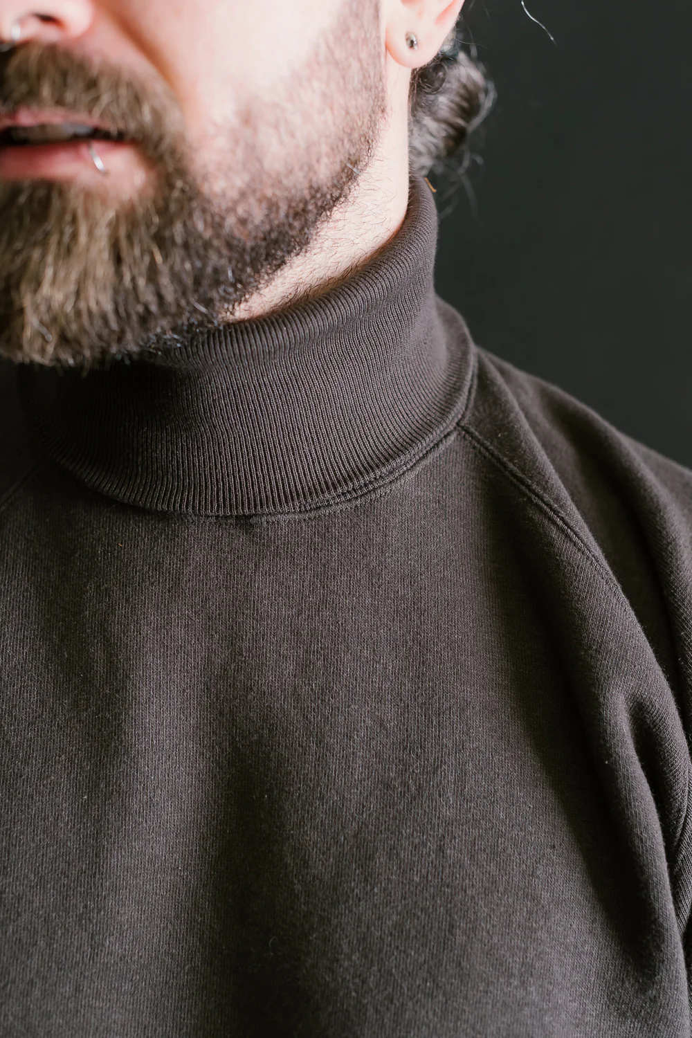 Lot 86013 - Loop Wheel Turtleneck Sweat Shirt - Sumikuro - Image 17